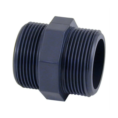 Mamelon PVC fileté 2" mâle - mâle