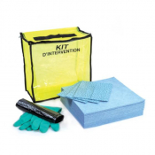 Kit d'intervention mobile de 10 à 90 litres pour hydrocarbures