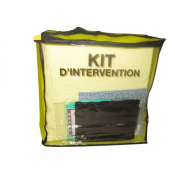 Kit d'intervention mobile de 10 à 90 litres pour produits chimiques