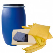 Kit d'intervention mobile de 100 à 150 litres, hydrocarbure, tous liquides, chimique
