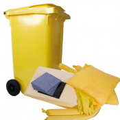 Kit d'intervention mobile de 300 à 600 litres, hydrocarbure, tous liquides, chimique