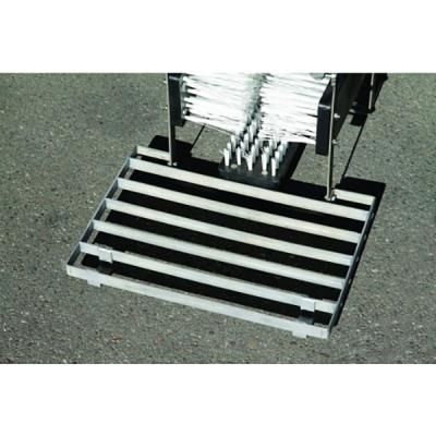 Paillasse caillebotis pour nettoyeur de bottes acier inox