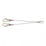 Longe corde double sans absorbeur – EN 354 - Tractel
