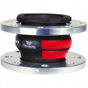 Compensateur EPDM haute température DN80 – Double onde rouge – L130 mm