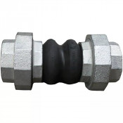 Manchon compensateur EPDM taraudé BSP 1" – Réduction vibrations – Double onde 22 mm
