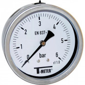 Manomètre axial inox Ø100 – Mesure haute précision – Plage jusqu’à 600 bars