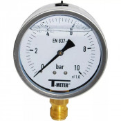 Manomètre inox Ø100 à glycérine – Haute précision – Pression jusqu’à 600 bar