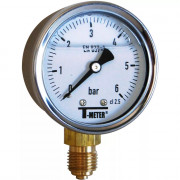 Manomètre inox Ø50 à glycérine – Mesure précise – Pression jusqu’à 60 bar