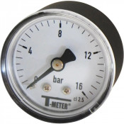 Manomètre axial ABS Ø40 cadran sec – Chauffage/air – Pression jusqu’à 16 bar