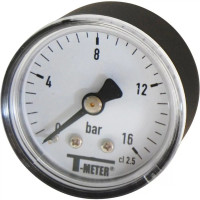 Manomètre axial ABS Ø40 cadran sec – Chauffage/air – Pression jusqu’à 16 bar