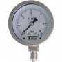 Manomètre inox radial Ø63 – Fluides agressifs – Pression jusqu’à 60 bar