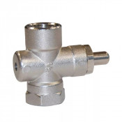 Robinet porte-manomètre gaz à poussoir DN 1/2" – Laiton F/F