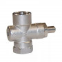 Robinet porte-manomètre gaz à poussoir DN 1/2" – Laiton F/F