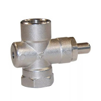 Robinet porte-manomètre gaz à poussoir DN 1/2" – Laiton F/F