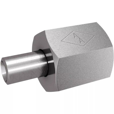 Écrou taraudé tubulaire inox 1/4" à souder – DN/NPS 1/4" – Pour manomètres