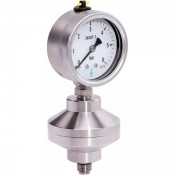 Manomètre inox Ø100 0–1 bar séparateur soudé 316L – 2385RV09S343