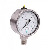 Manomètre inox Ø100 0–60 bar avec séparateur soudé 