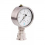 Manomètre inox Ø100 0–60 bar cadran sec remplissable – 1/2’’