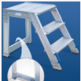 Marchepied roulant en aluminium grande plateforme 60°