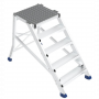 Marchepied professionnel, grande estrade alu