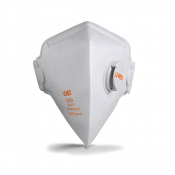 Masque pliable FFP2 avec soupape – Anti-poussières – FFP2