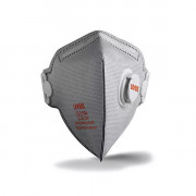 Masque pliable FFP2 avec soupape et filtre carbone - Uvex