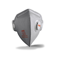 Masque pliable FFP2 avec soupape et filtre carbone - Uvex Masque pliable FFP2 avec soupape et filtre carbone - Uvex