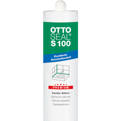 Silicone sanitaire facile à lisser bactéricide OTTOSEAL S100
