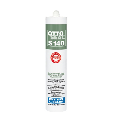 Silicone neutre fongicide pour piscines et pierres naturelles OTTOSEAL S140