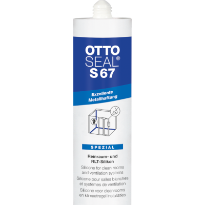 Silicones neutres pour salles blanches et systèmes de ventilation OTTOSEAL S67