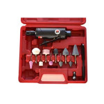 Coffret mini meuleuse droite + jeu de 10 meules, pinces de 6 & 3 mm