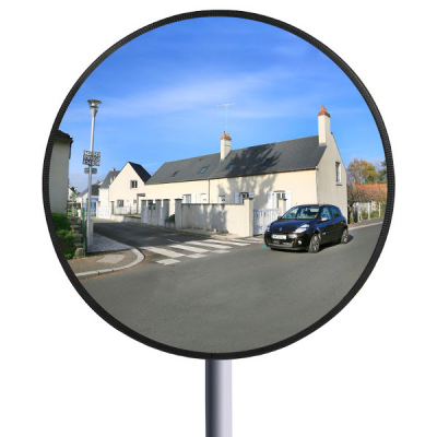 Miroir de sécurité rond inaltérable et traité anti UV