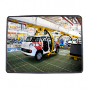 Miroir multi usages pour l'intérieur fixation aimantée