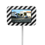  Miroir routier réglementaire économique Zebrix garantie 3 ans