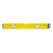 Niveau à bulle aimanté - profil alu jaune - 3 fioles