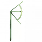 Equerre Alpha inox - 795x430 - rapporteur 300 mm - 90°