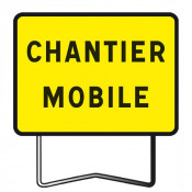 Panneau de Chantier KC1 800x600 Chantier Mobile – Signalisation Sécurisée – Conforme NF