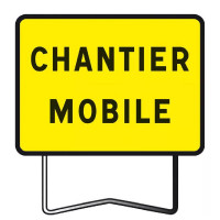 Panneau de Chantier KC1 800x600 Chantier Mobile – Signalisation Sécurisée – Conforme NF
