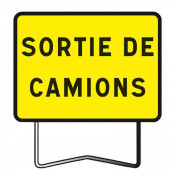 Panneau de Chantier KC1 800x600 Sortie de Camions – Signalisation Sécurisée – Conforme NF