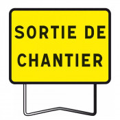 Panneau de Chantier KC1 800x600 Sortie de Chantier – Signalisation Sécurisée – Conforme NF