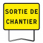 Panneau de Chantier KC1 800x600 Sortie de Chantier – Signalisation Sécurisée – Conforme NF