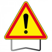 Panneau AK14 Danger – T1 Taille 700 – Signalisation Polyvalente