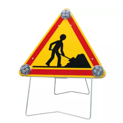 Panneau Triflash AK5 T1 1000 – Sécurité Chantier – Leds Haute Visibilité