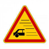 Panneaux danger temporaire AK32 Brouillard T1 taille 1000