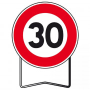 Achatmat – Panneau de Prescription B14 Limitation de Vitesse 30 km/h – Signalisation Routière Sécuri