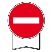 Panneau de Prescription B1 Sens Interdit – Signalisation Routière Sécurisée – Haute Visibilité Durab