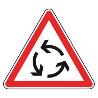 Panneaux routier Carrefour à sens giratoire AB25