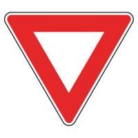 Panneaux routier Cédez le passage AB3 Panneaux routier Cédez le passage AB3