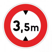 Panneaux routier Limitation de hauteur B12