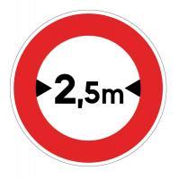 Panneaux routier Limitation de largeur B11 Panneaux routier Limitation de largeur B11